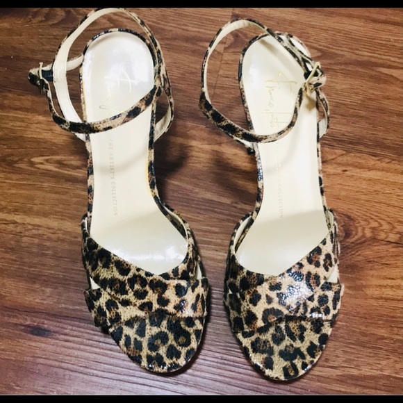 FRANCO SARTO LEOPARD PRINT PLATFORM HEELS - Picture 2 of 7